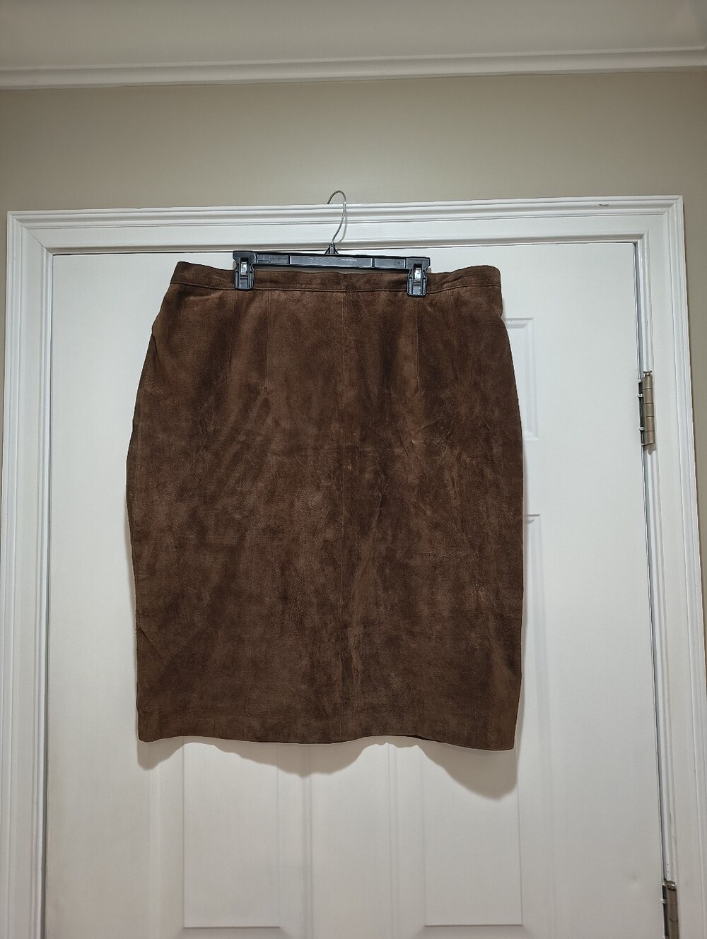 Vintage For You From Spirgel Suede Lined Pencil Skirt Size 22
